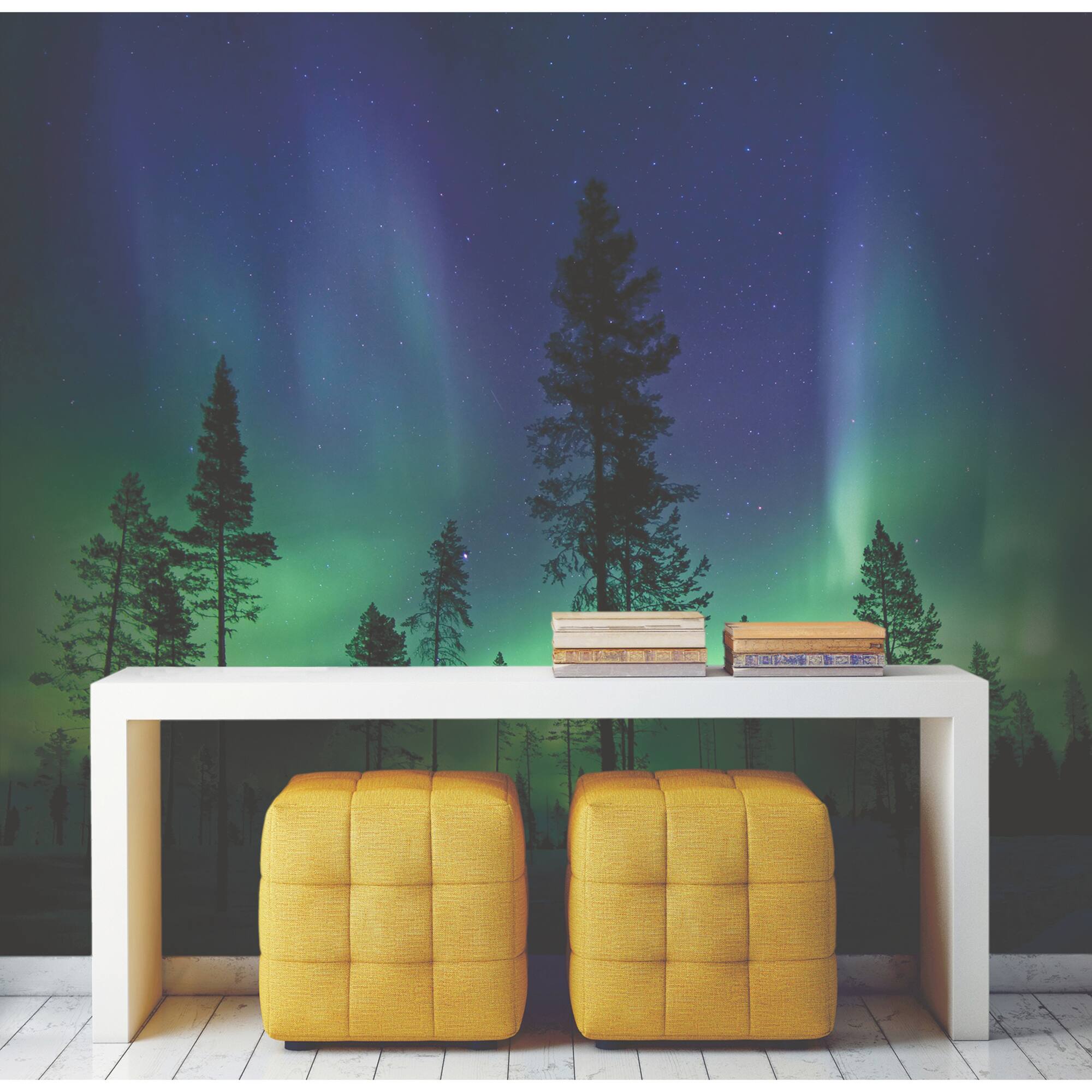 Wall Rogues Aurora Borealis Northern Lights Wall Mural